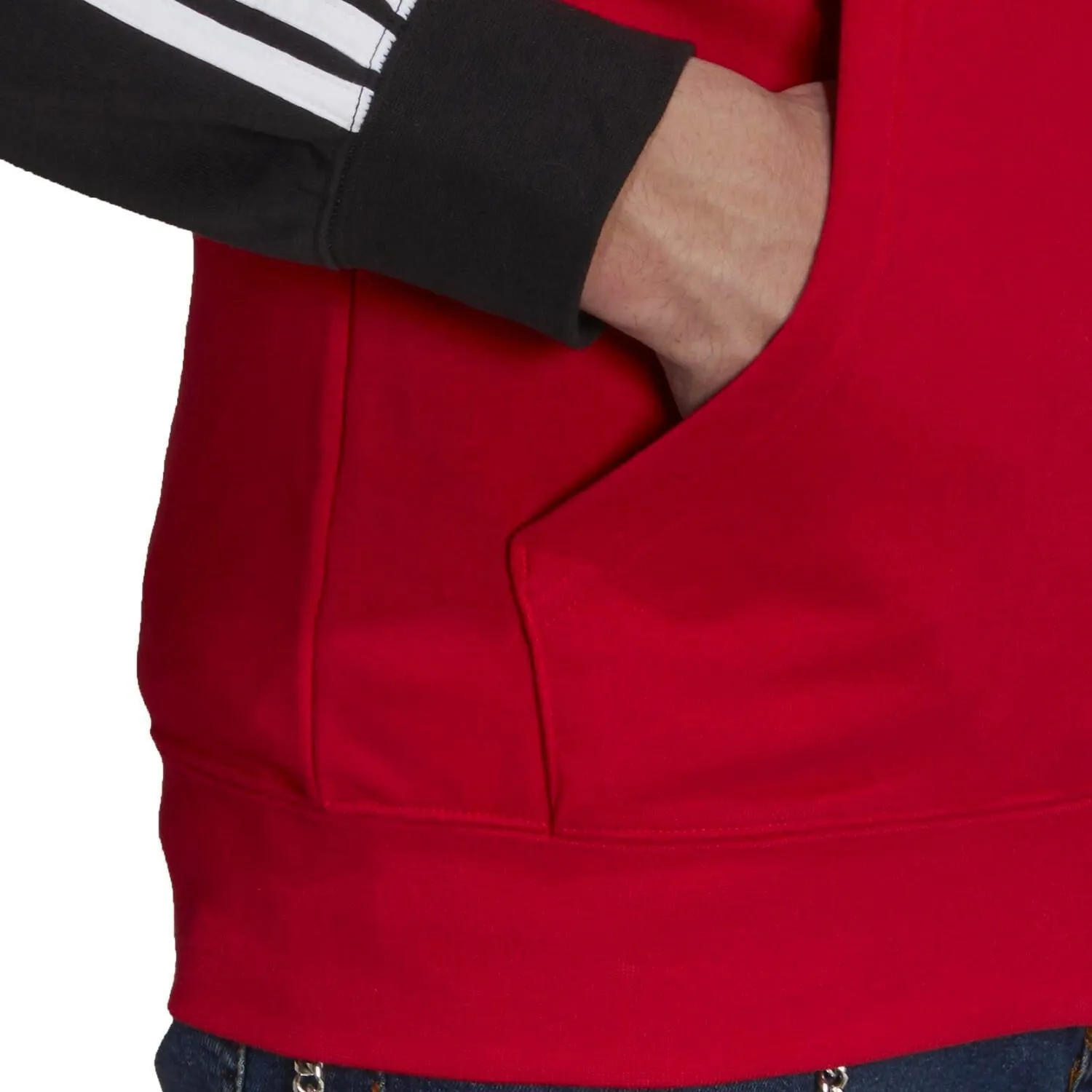 Manchester United Casual 3S hooded presentation jacket 2021/22 - Adidas