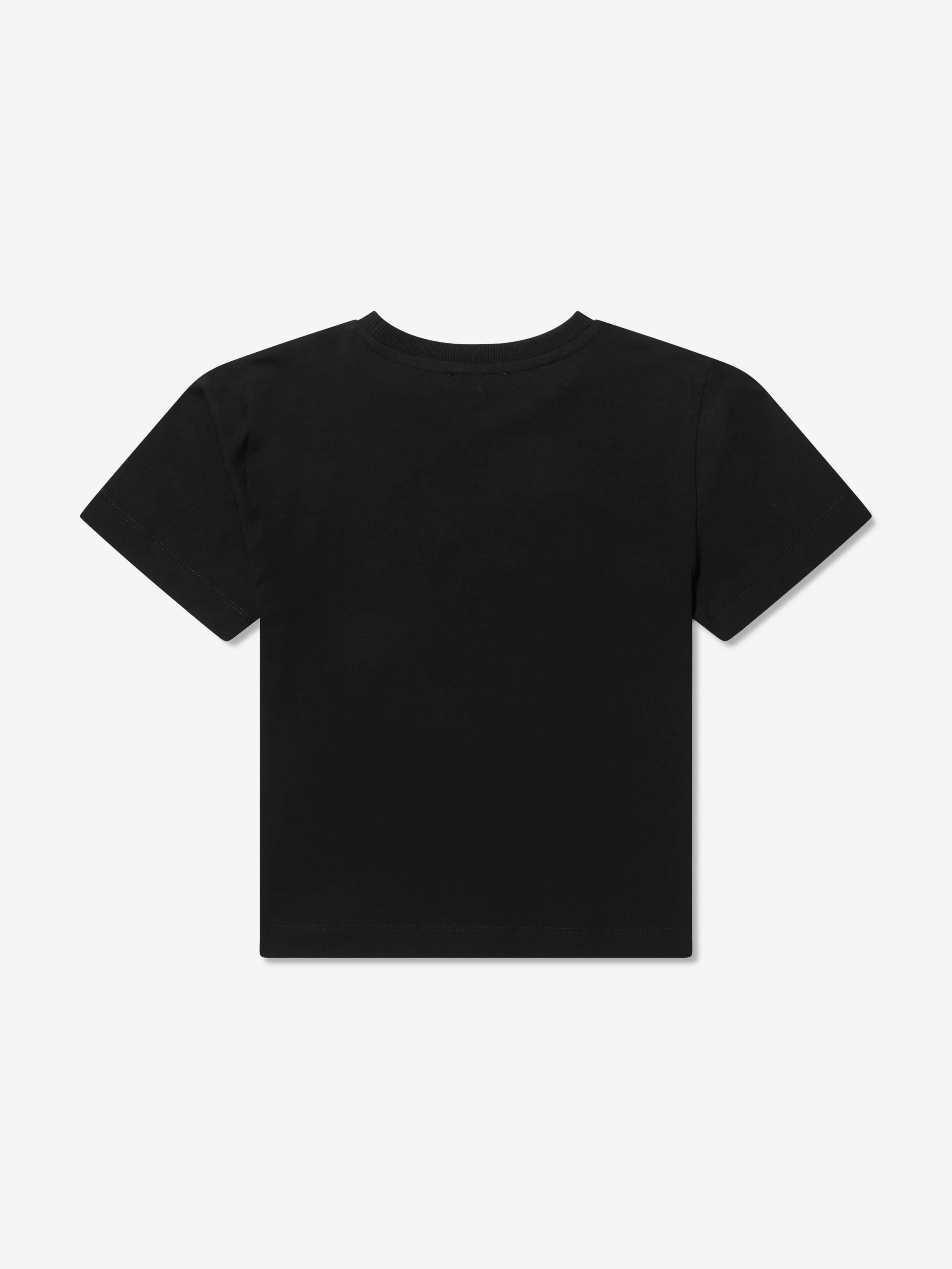 Moschino Girls Logo Maxi T-Shirt in Black