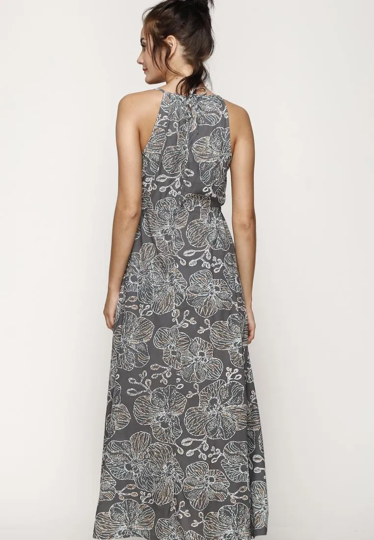 Natalie Maxi Dress Floral Green