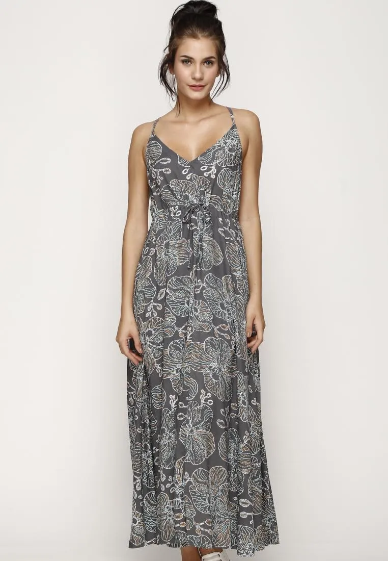 Natalie Maxi Dress Floral Green