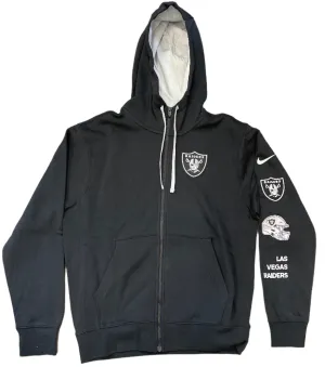 Nike Men's Las Vegas Raiders Full-Zip Hoodie-Black