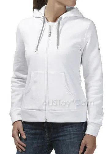 NWT Women Reebok Relaxed Fit Fleece Full Zip Hoodie Jacket Lightweight S/M/L/XL