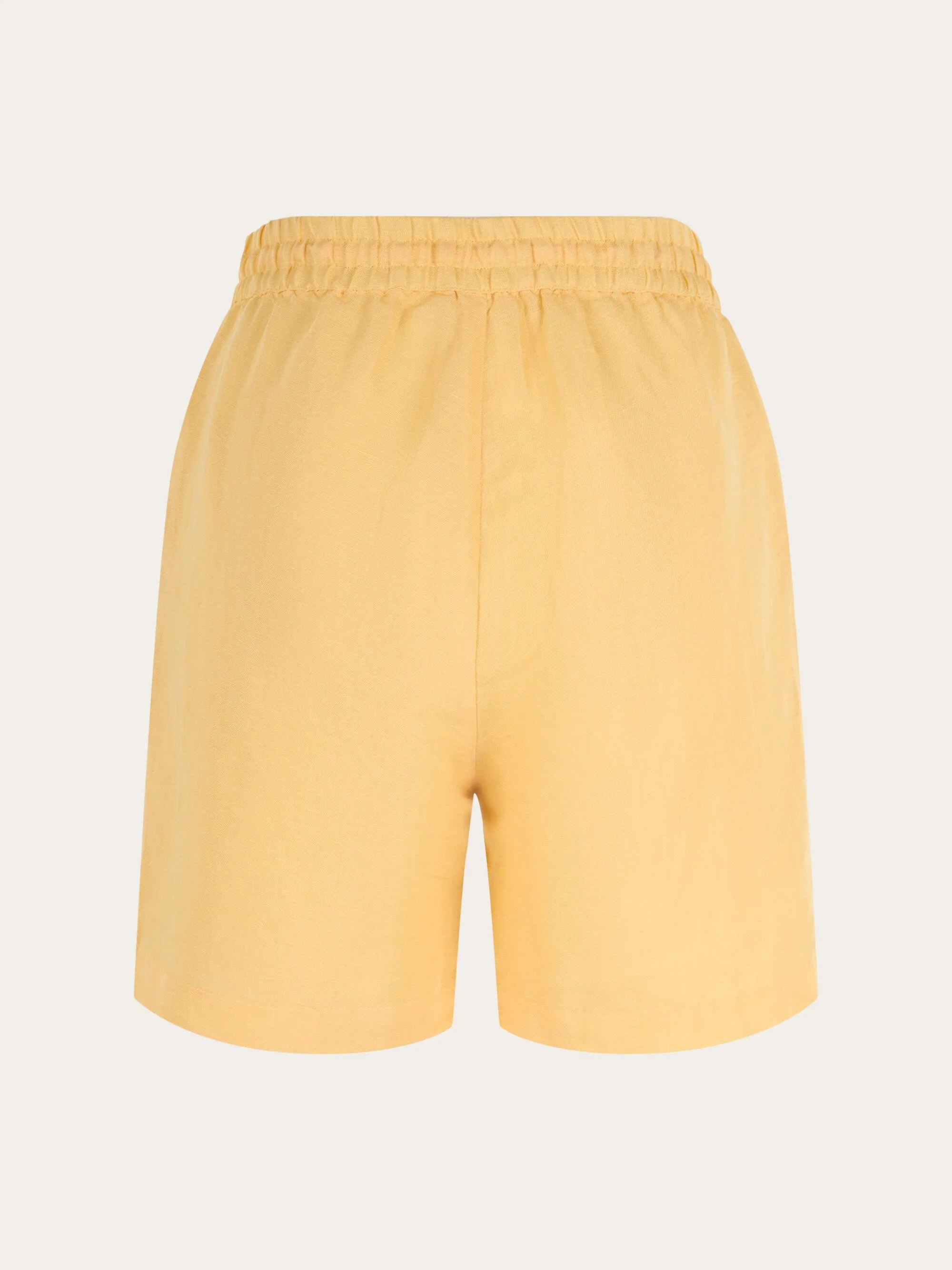 POSEY linen mix elastic waist shorts - Impala