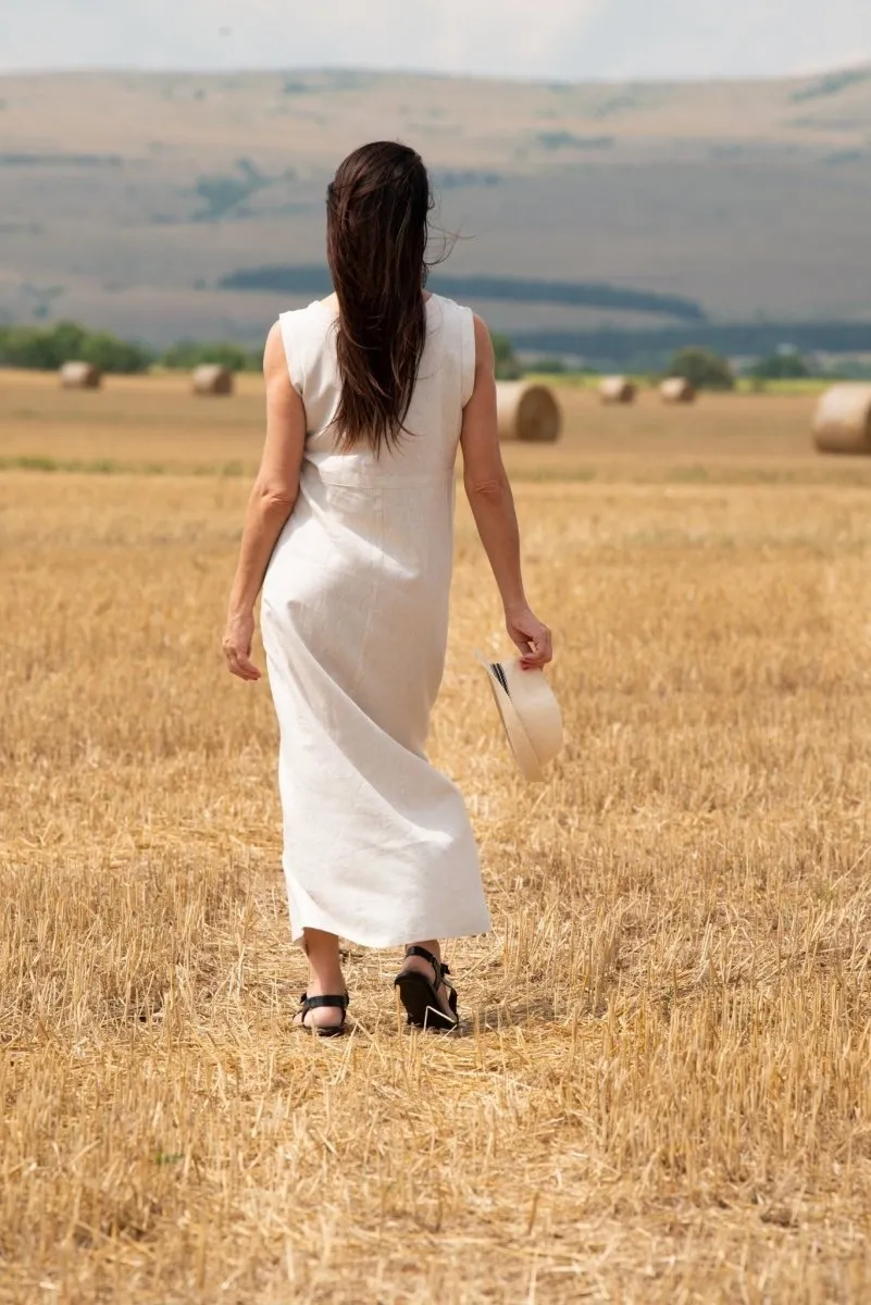 PRIMA Linen Summer Casual Dress
