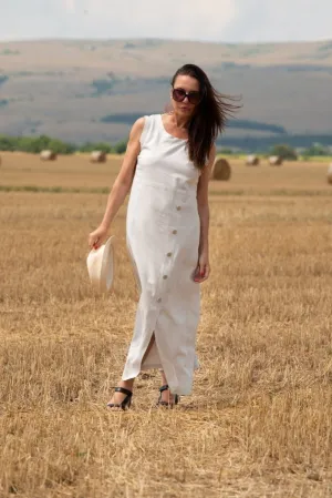 PRIMA Linen Summer Casual Dress