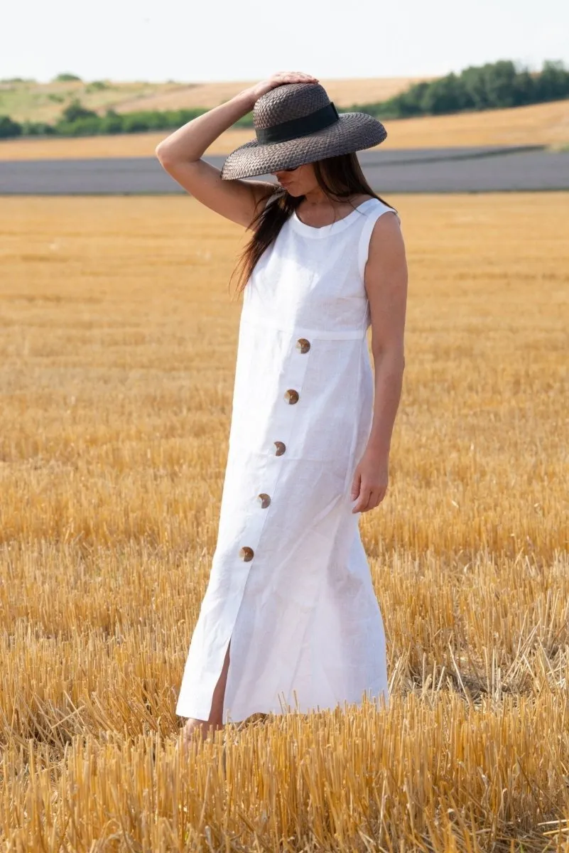 PRIMA Linen Summer Casual Dress