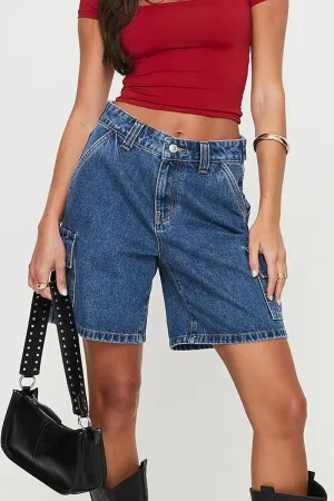 PT3172 Pockets Denim Shorts Pant