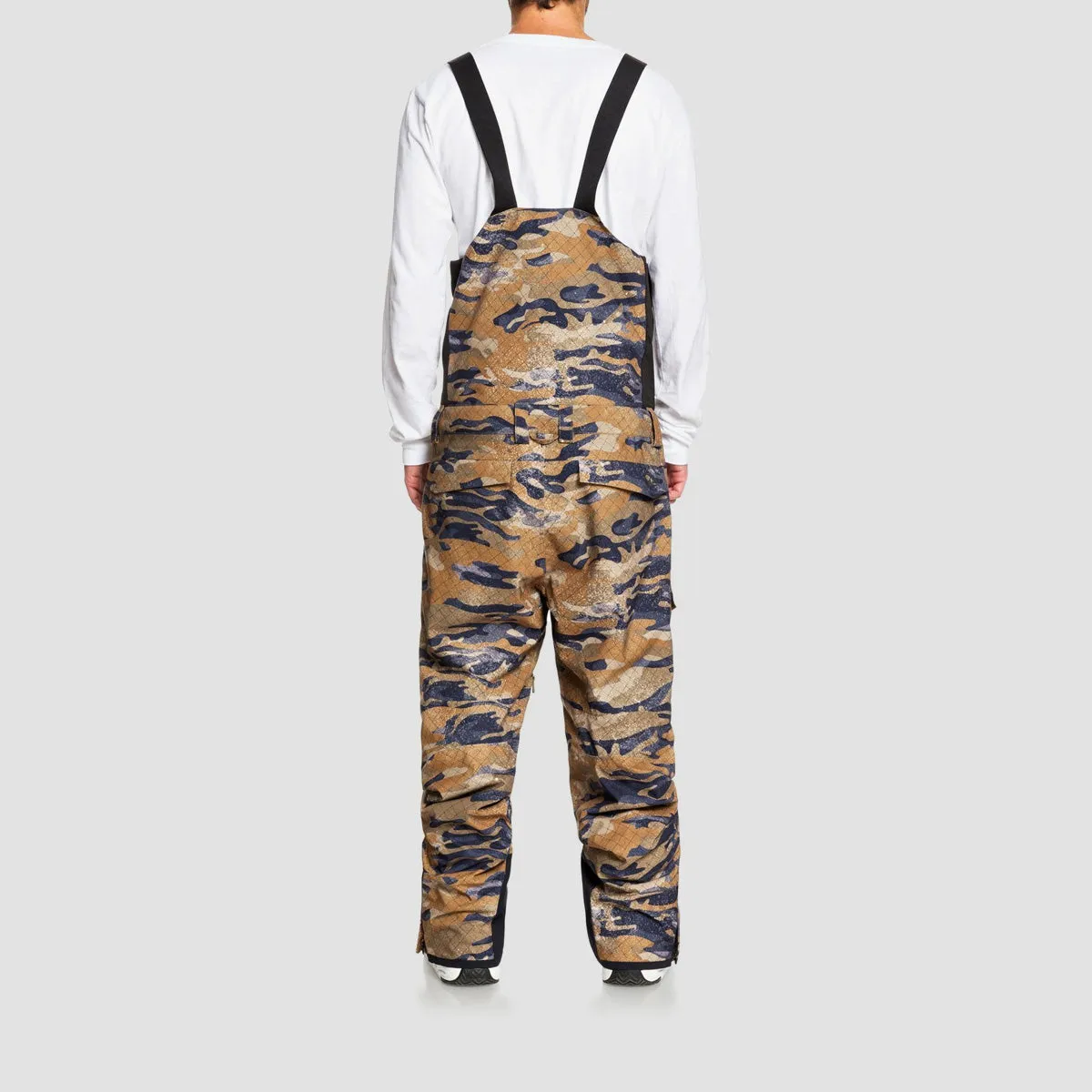 Quiksilver Utility Snow Bib Military Olive GPS Point