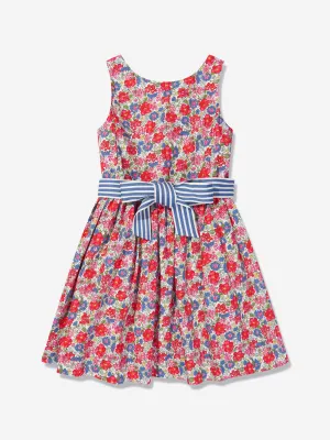 Ralph Lauren Girls Sleeveless Floral Dress in Multicolour