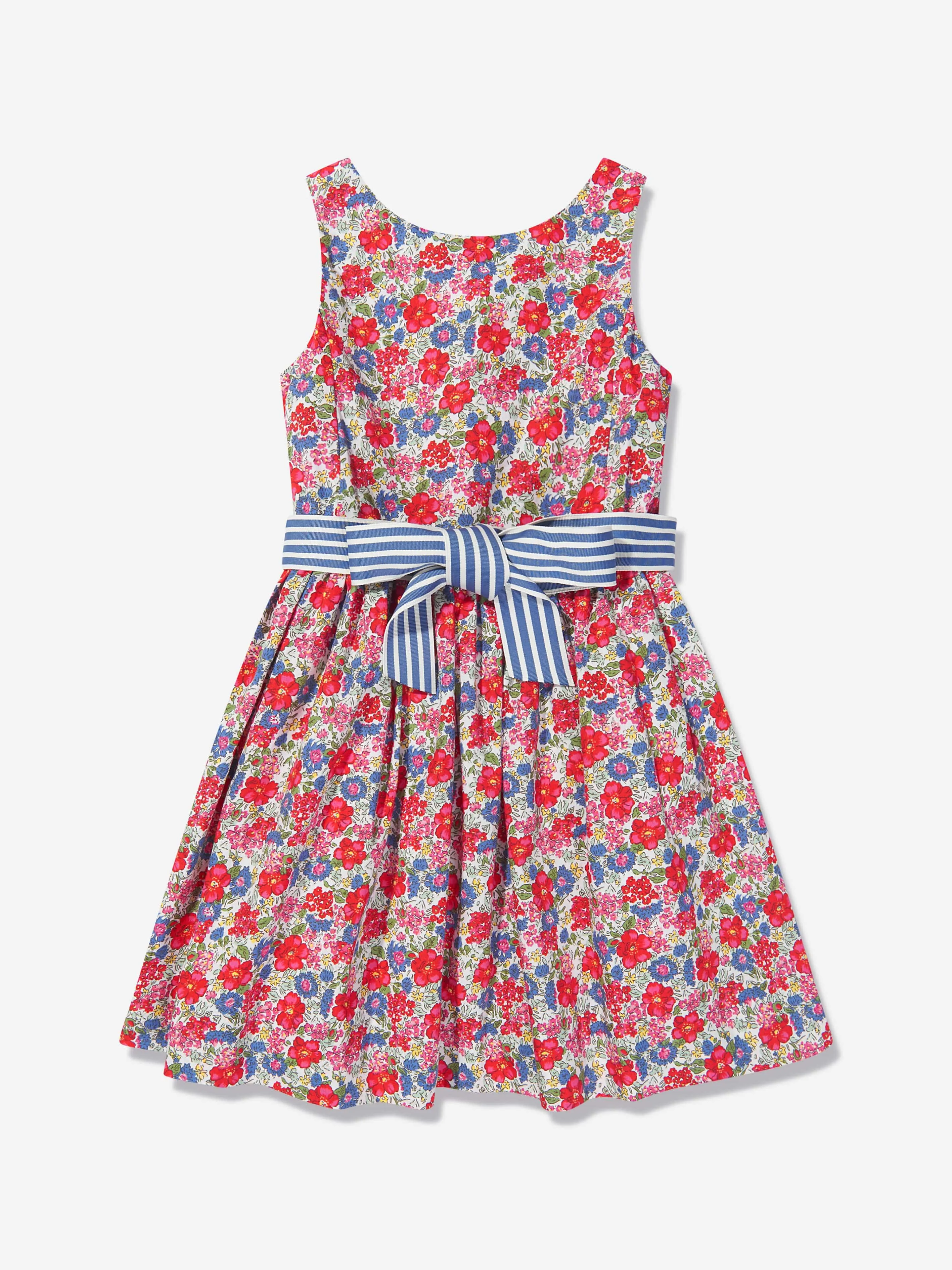 Ralph Lauren Girls Sleeveless Floral Dress in Multicolour