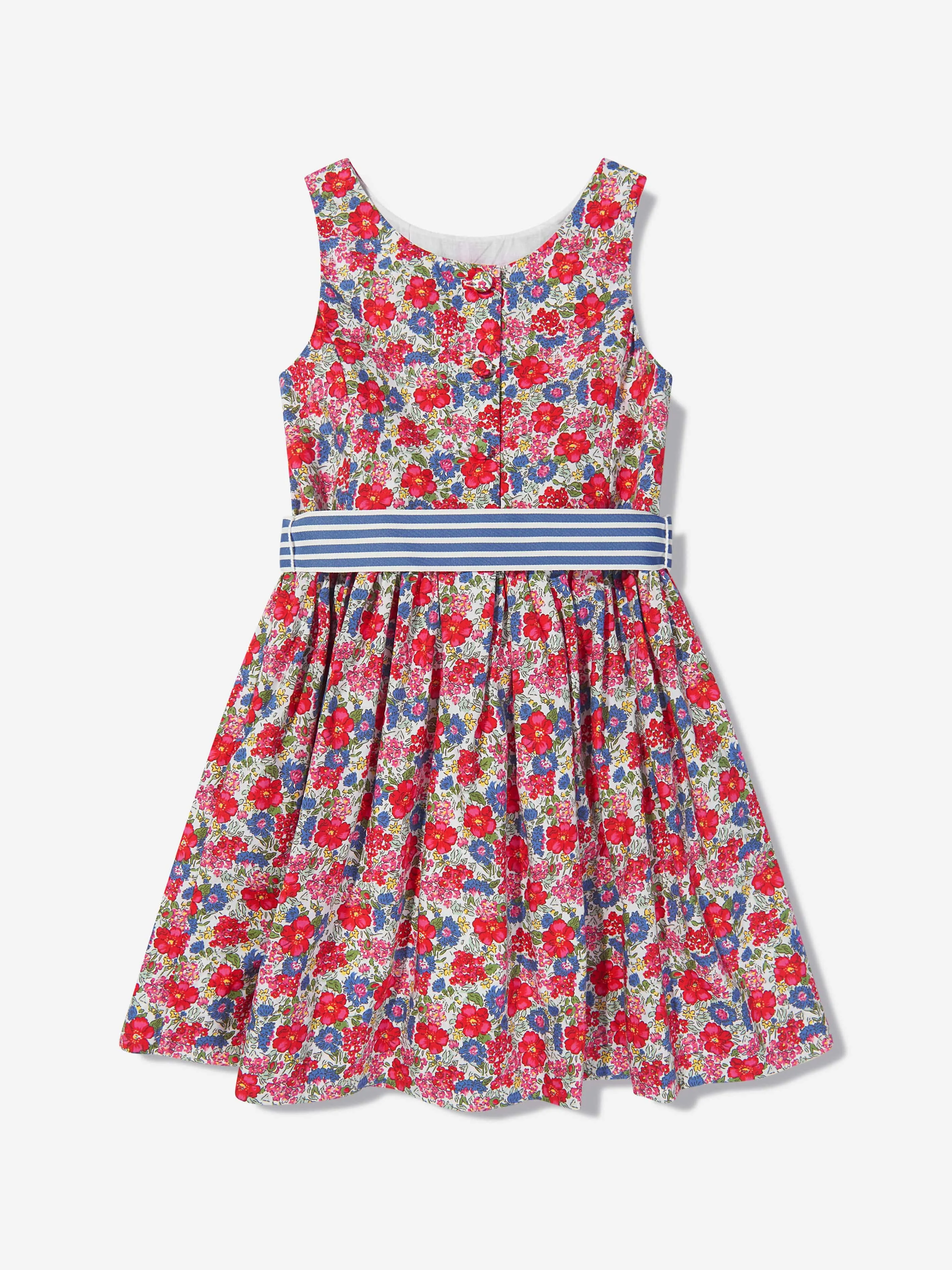 Ralph Lauren Girls Sleeveless Floral Dress in Multicolour