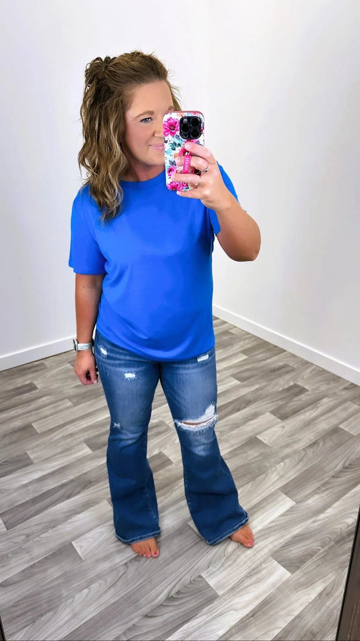 Royal Blue Classic Crewneck Tee (SM-3X)