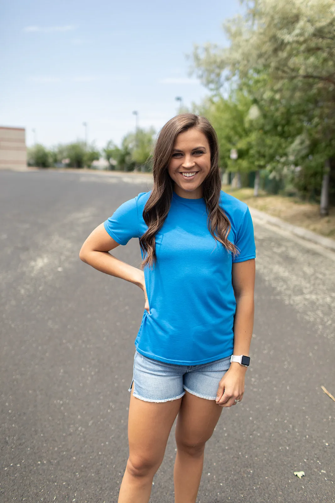 Royal Blue Classic Crewneck Tee (SM-3X)