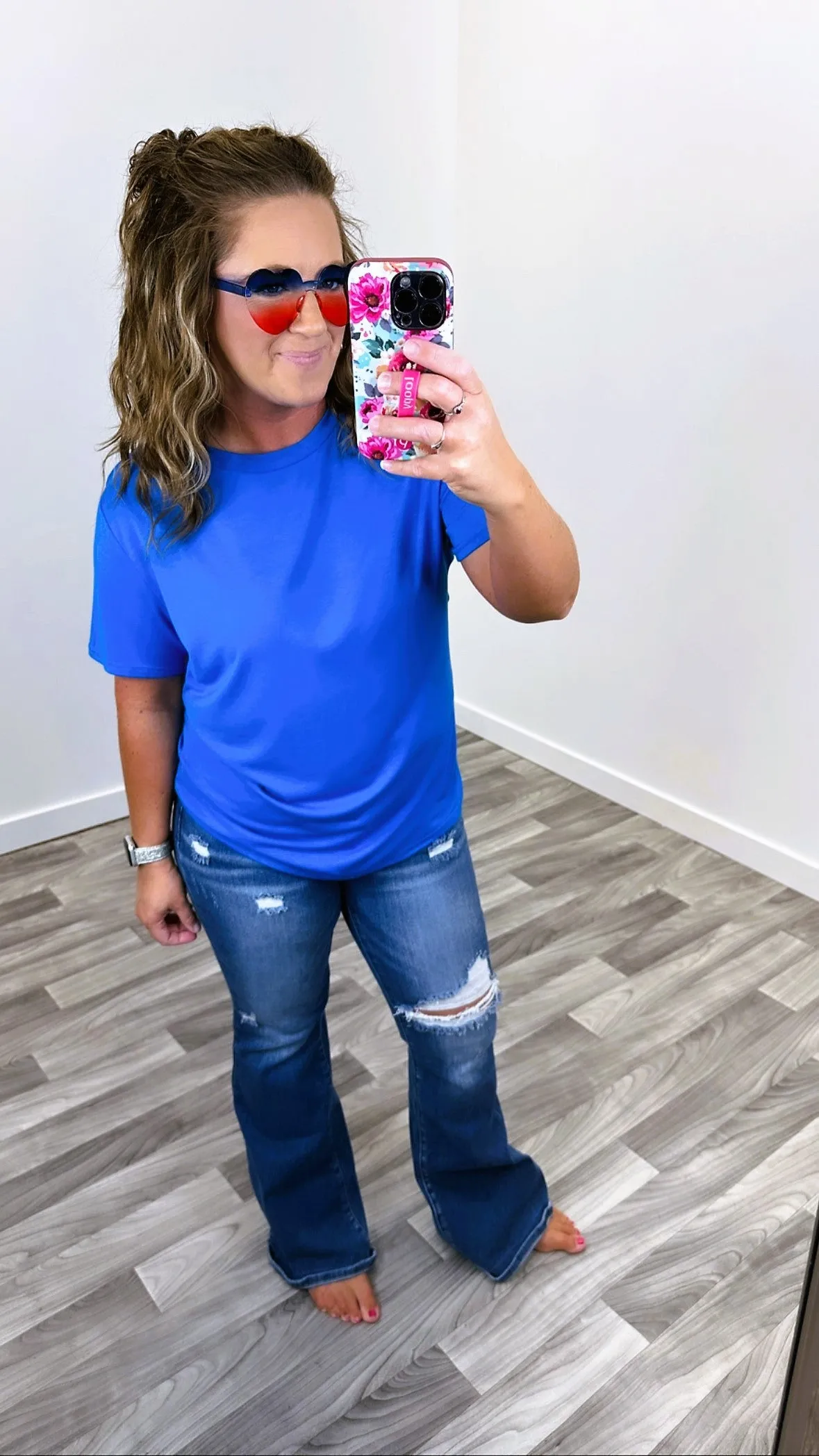Royal Blue Classic Crewneck Tee (SM-3X)