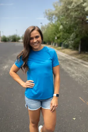 Royal Blue Classic Crewneck Tee (SM-3X)