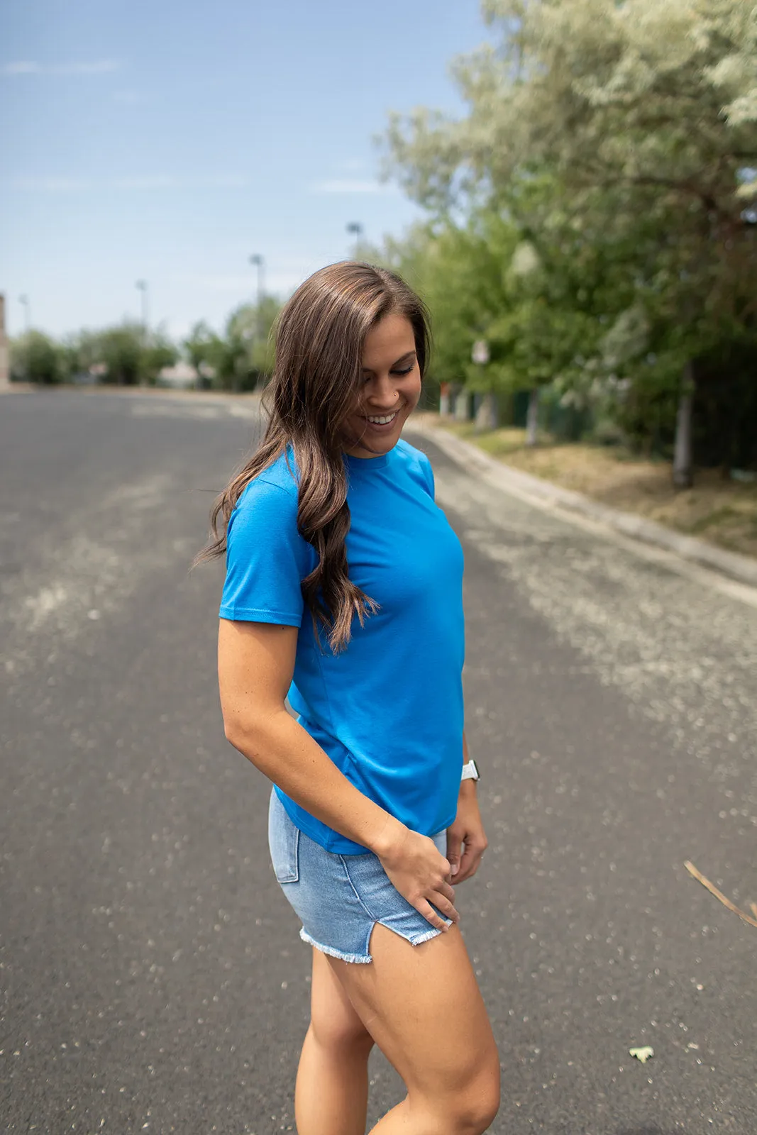 Royal Blue Classic Crewneck Tee (SM-3X)