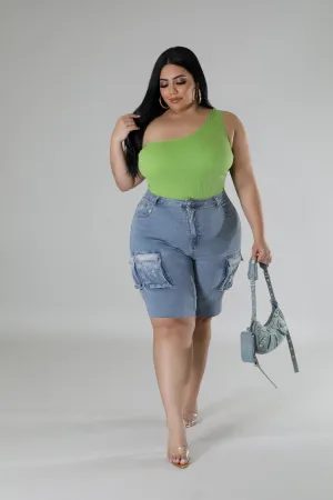 Runway Style Bermuda Shorts Plus