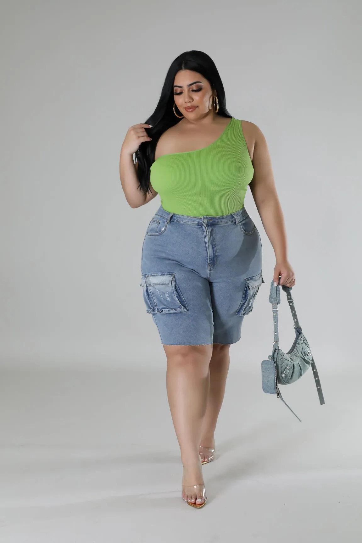 Runway Style Bermuda Shorts Plus