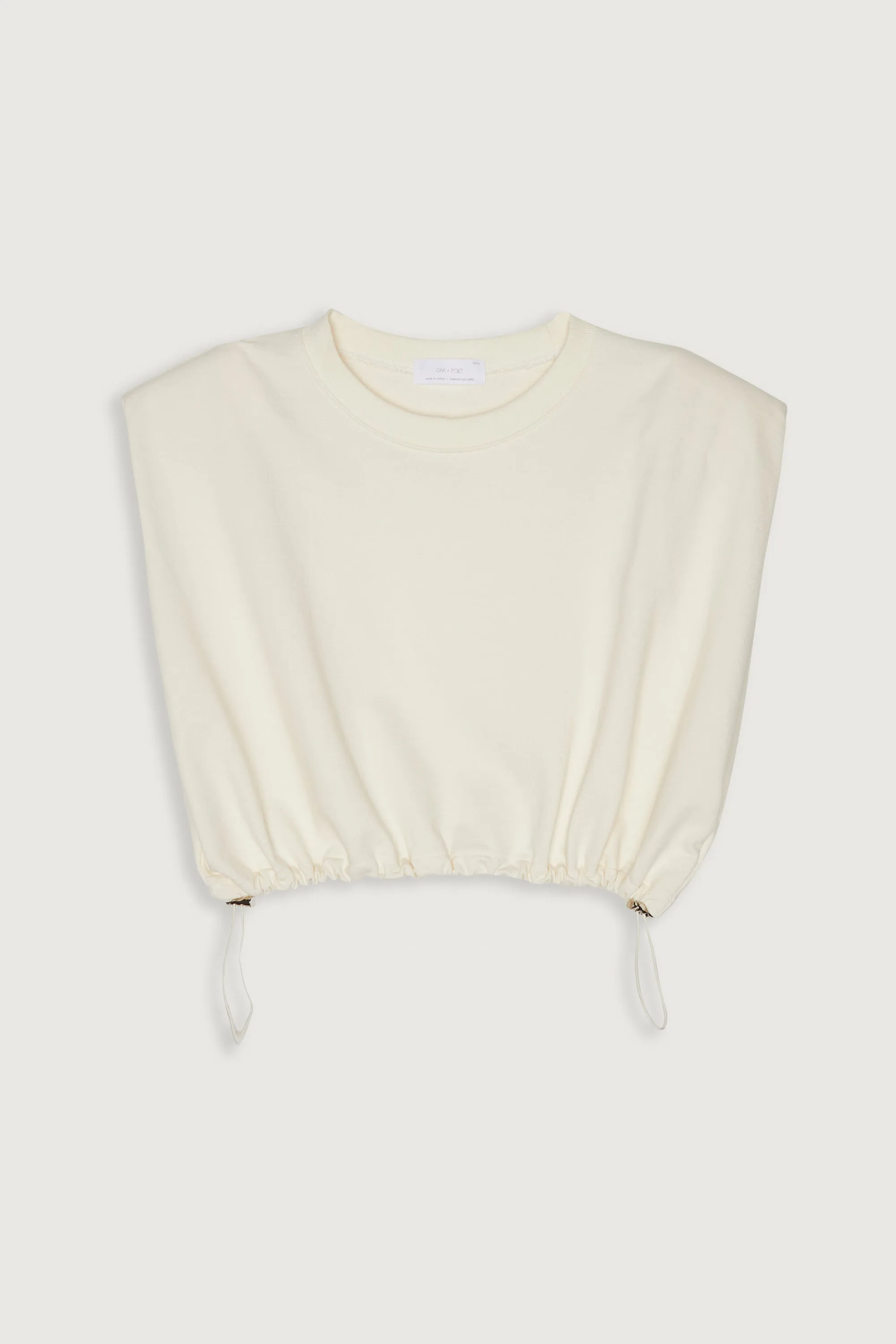SLEEVELESS CREWNECK TEE