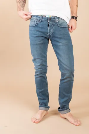Slim Fit Jean Shorts - 7546 Blue