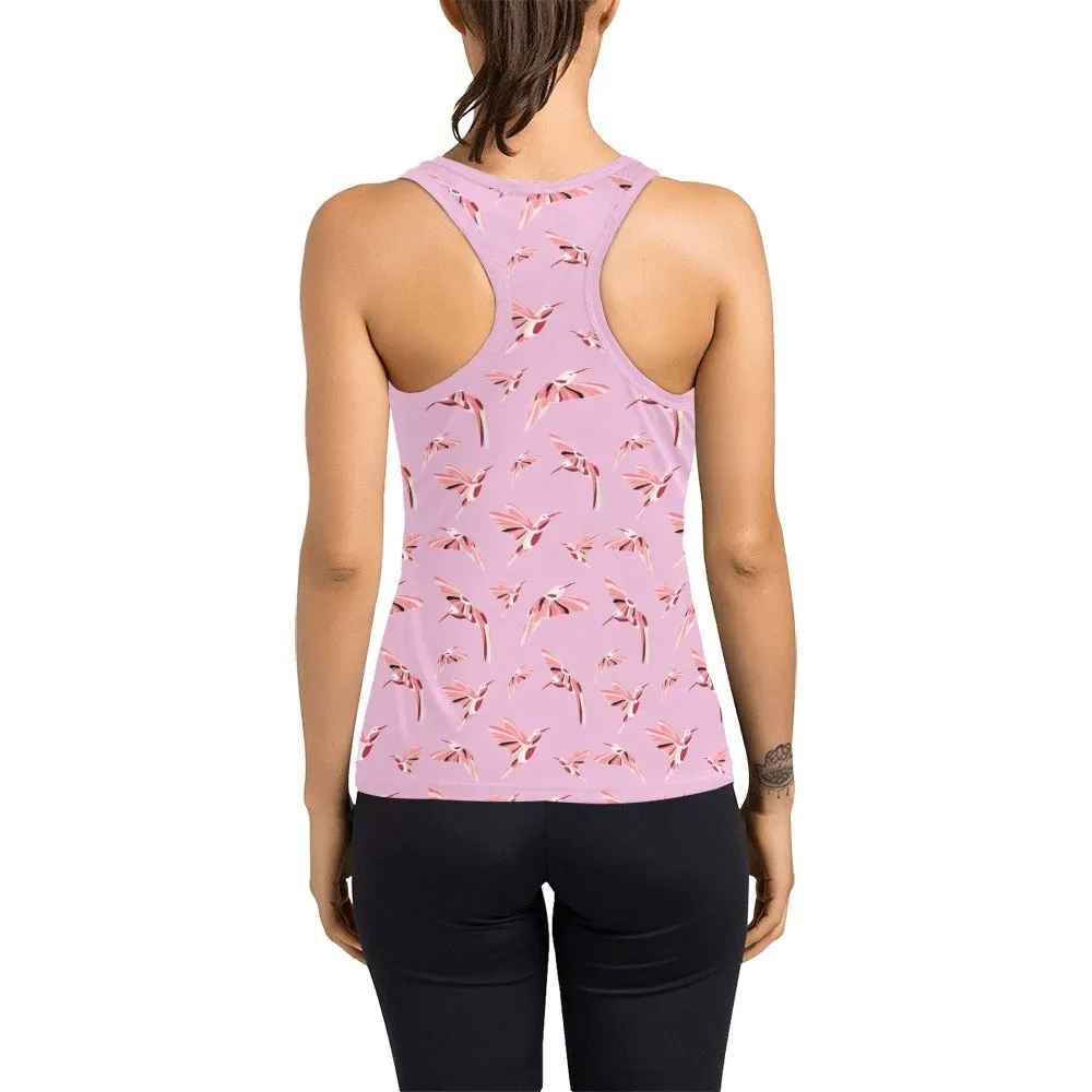 Strawberry Pink Women's Racerback Tank Top