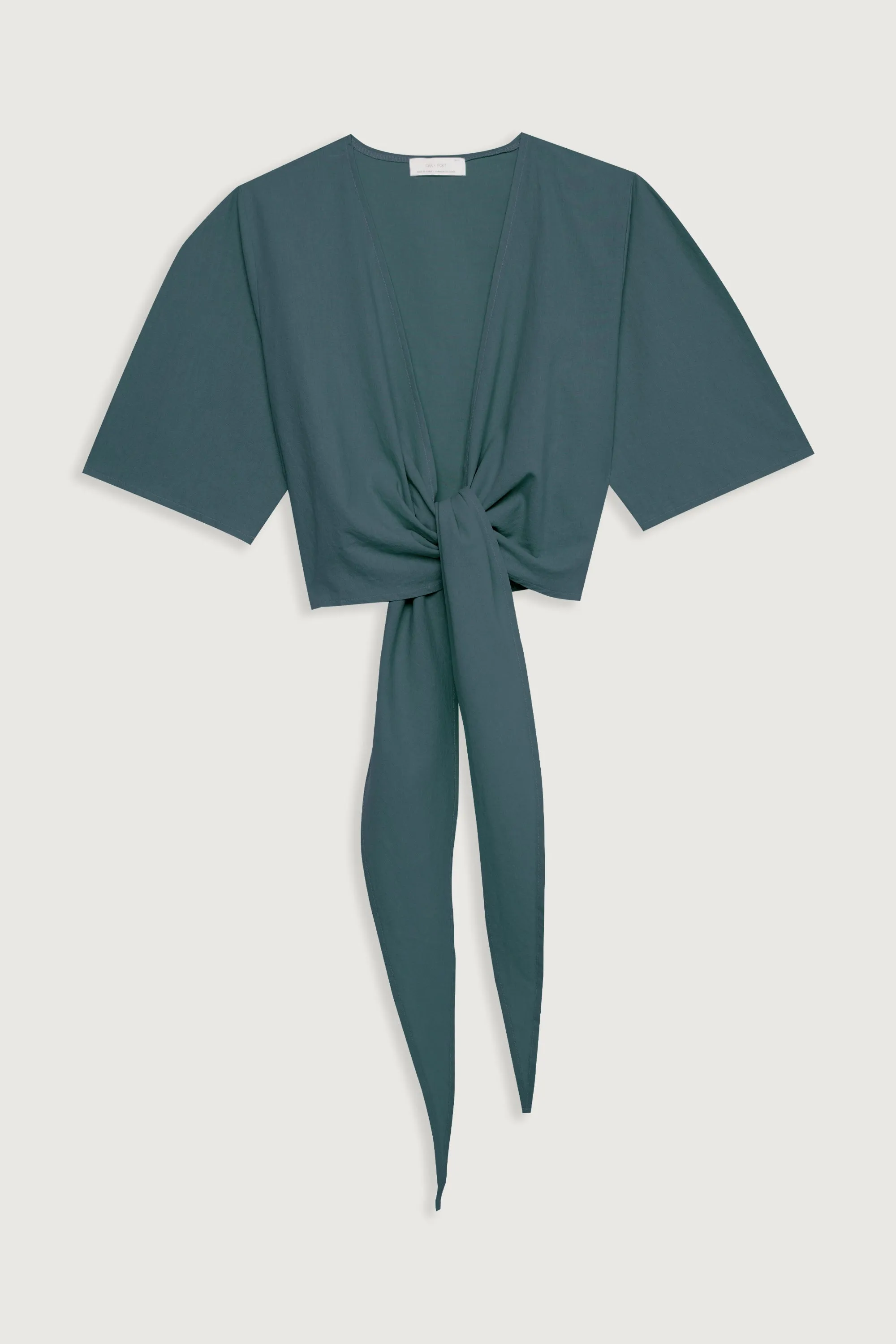 TIE FRONT TOP