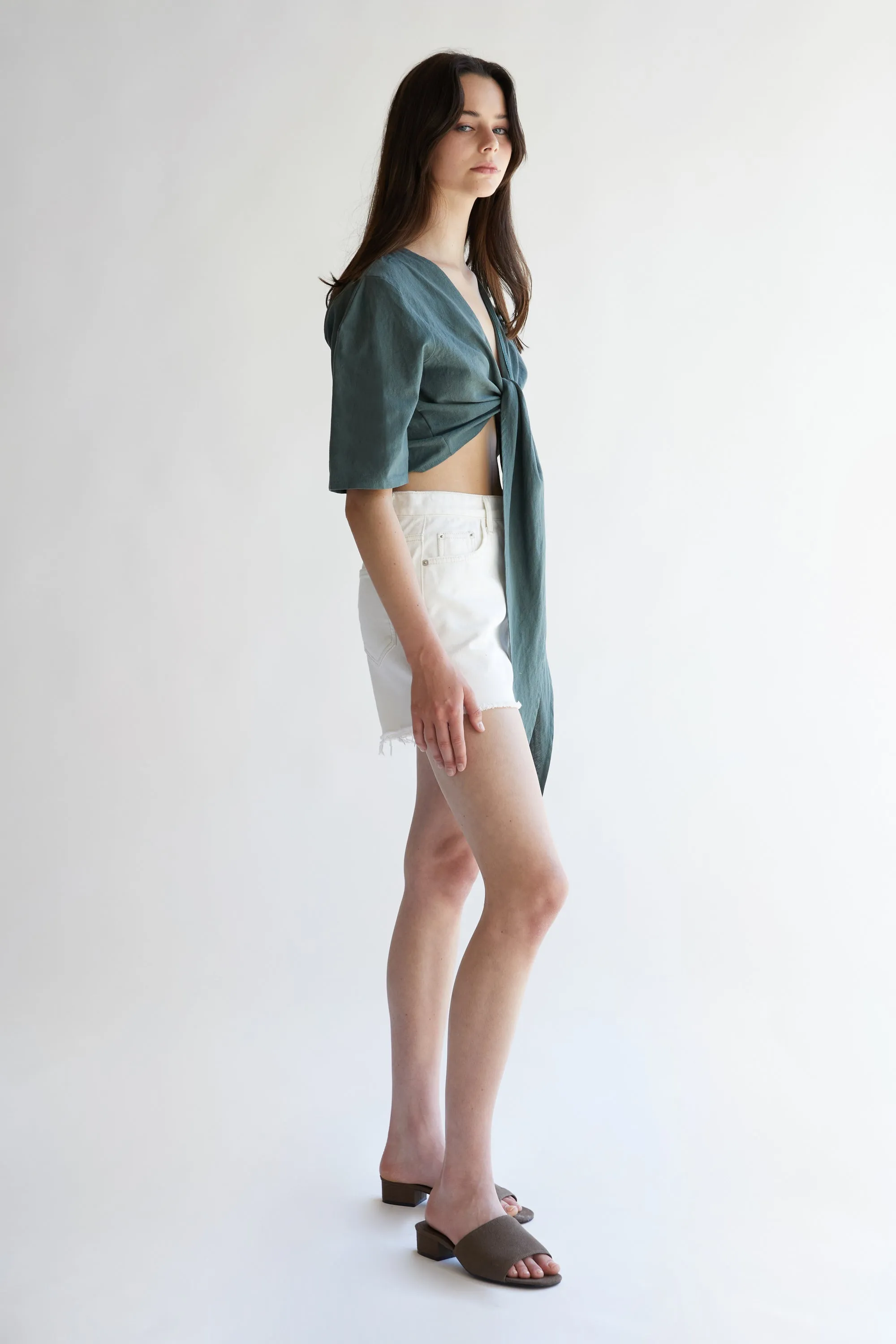 TIE FRONT TOP
