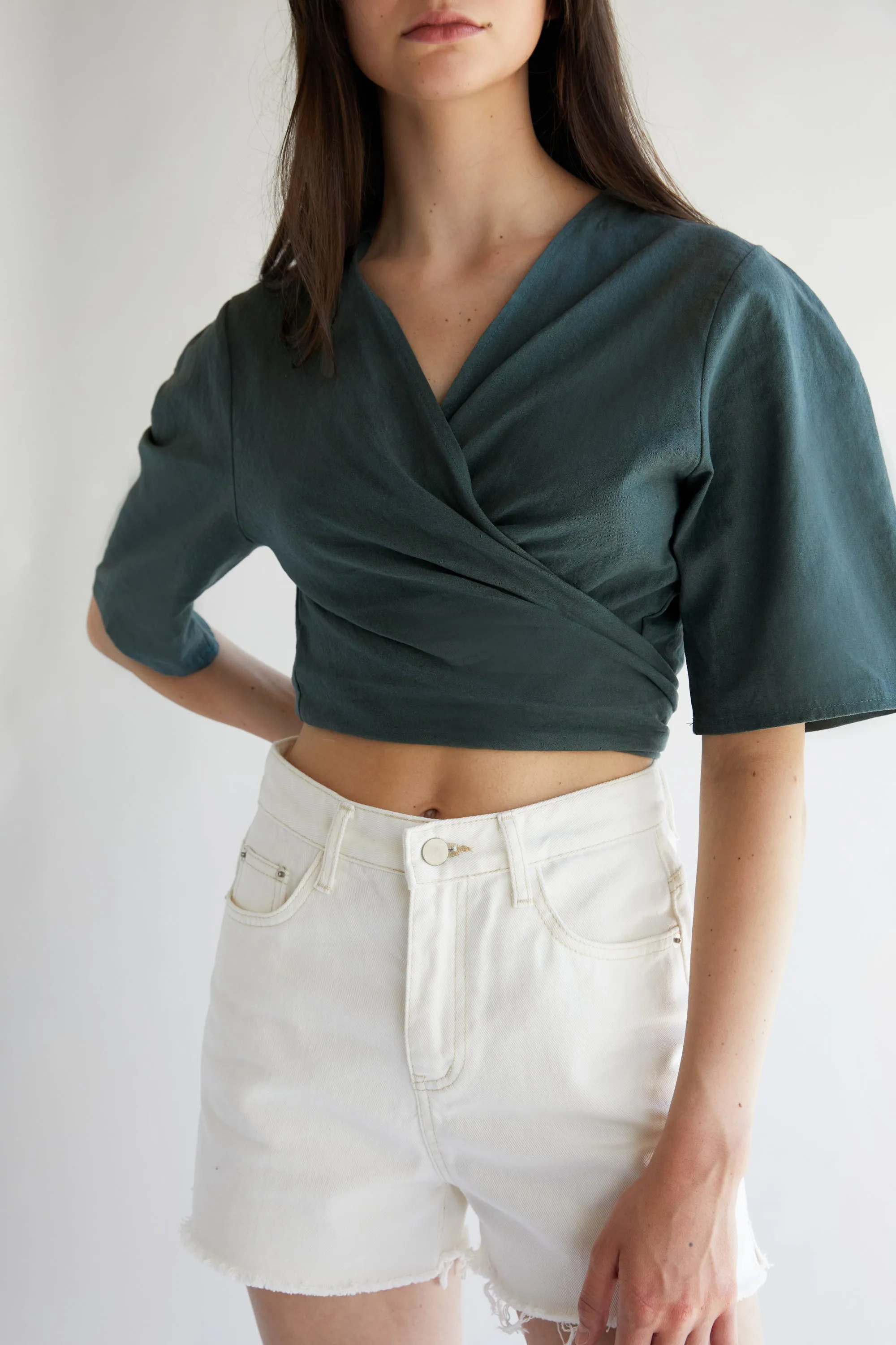 TIE FRONT TOP
