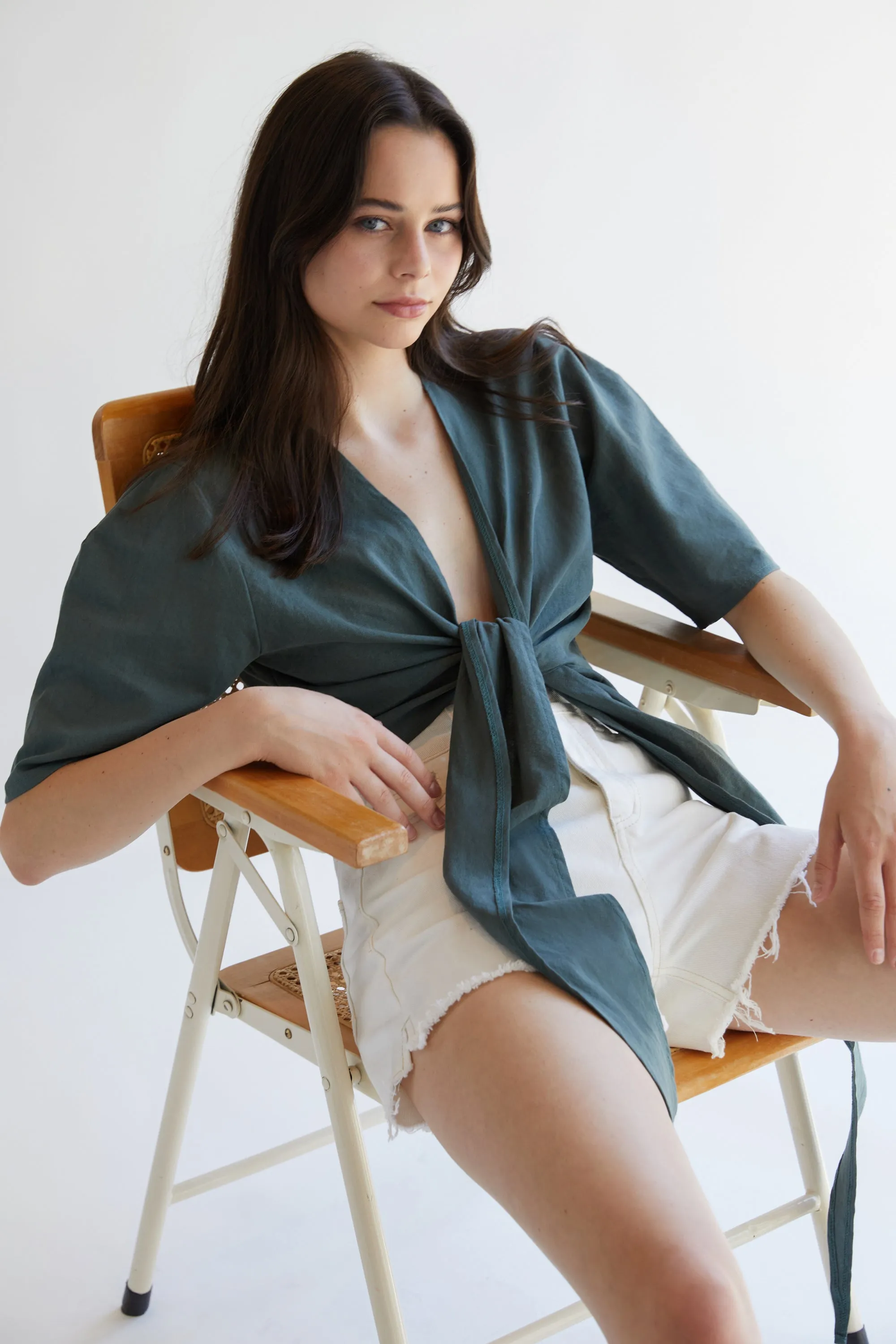 TIE FRONT TOP