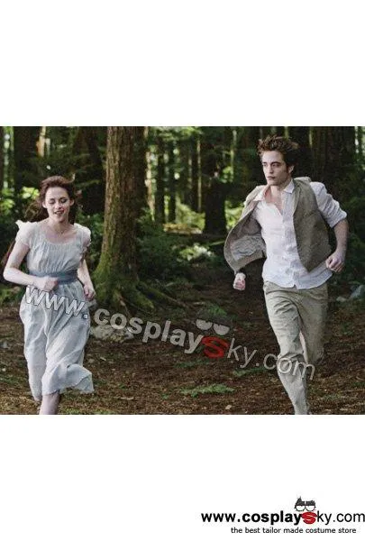Twilight New Moon Bella Dream Sequence light blue chiffon dress