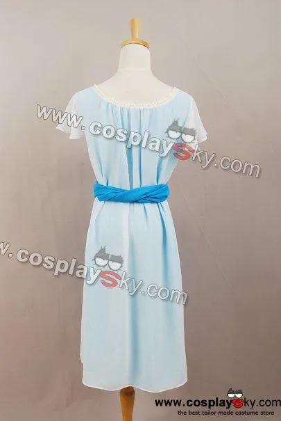 Twilight New Moon Bella Dream Sequence light blue chiffon dress