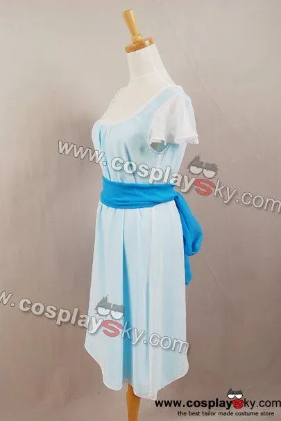 Twilight New Moon Bella Dream Sequence light blue chiffon dress