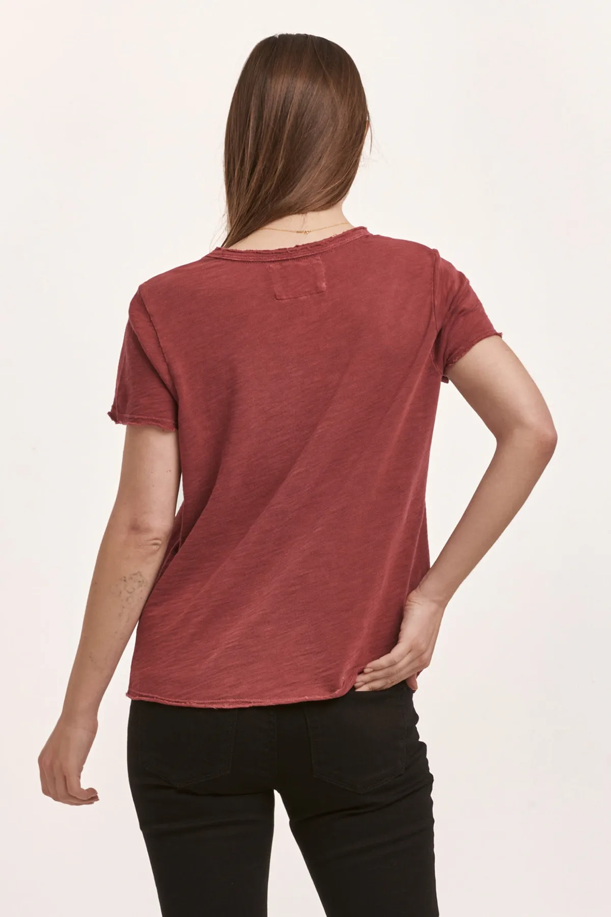 Vanya Short Sleeve Slub Tee