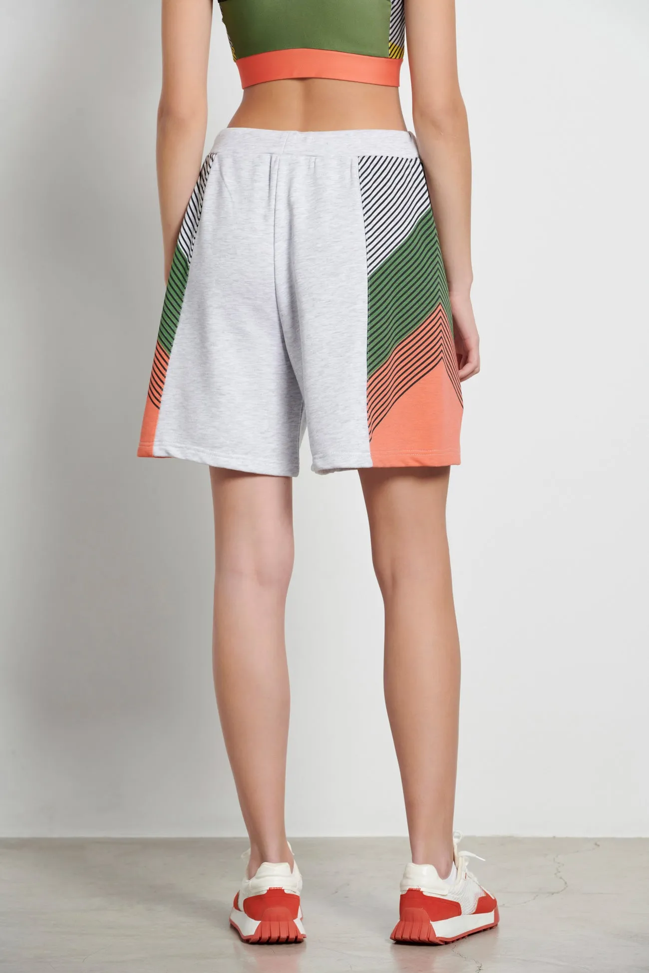 Women’s `BAUHAUS` high-waisted bermuda shorts