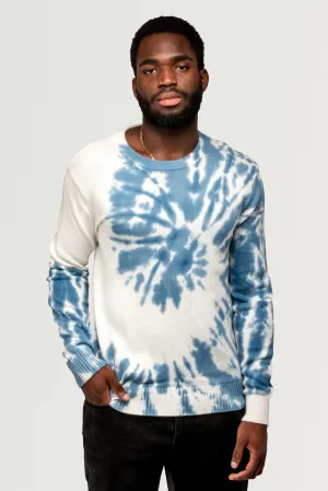X RAY Pullover Crewneck Spiral Tie Dye Sweater