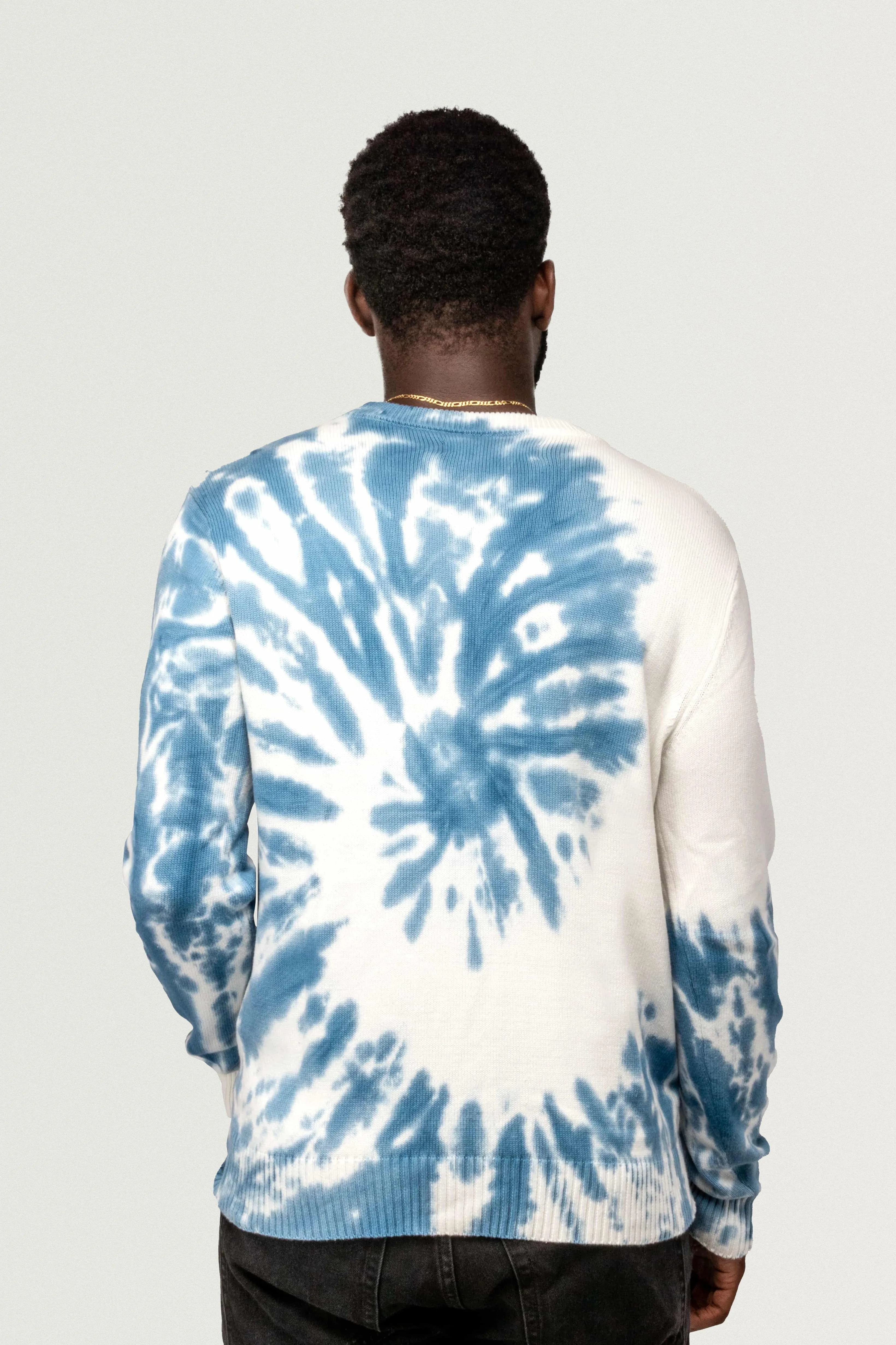X RAY Pullover Crewneck Spiral Tie Dye Sweater