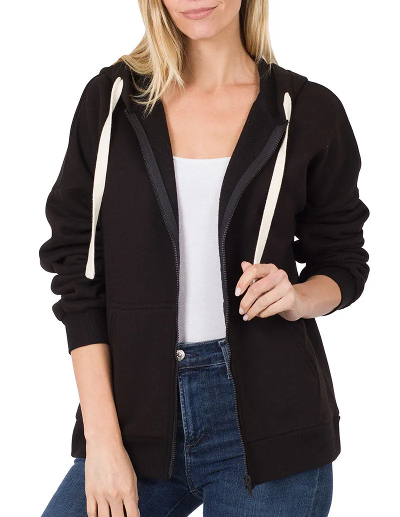 Zipper Hoodie Sweat Jacket
